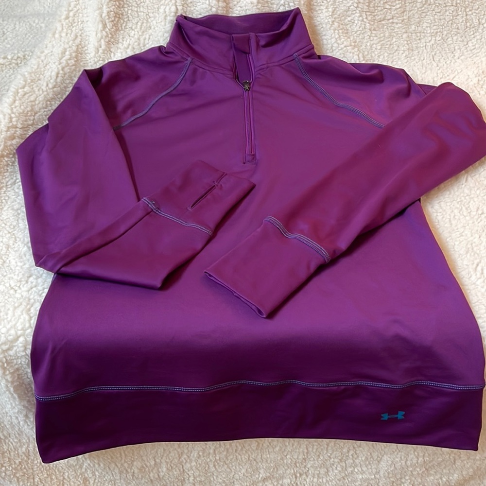 Under Armour half zip compression pullover.